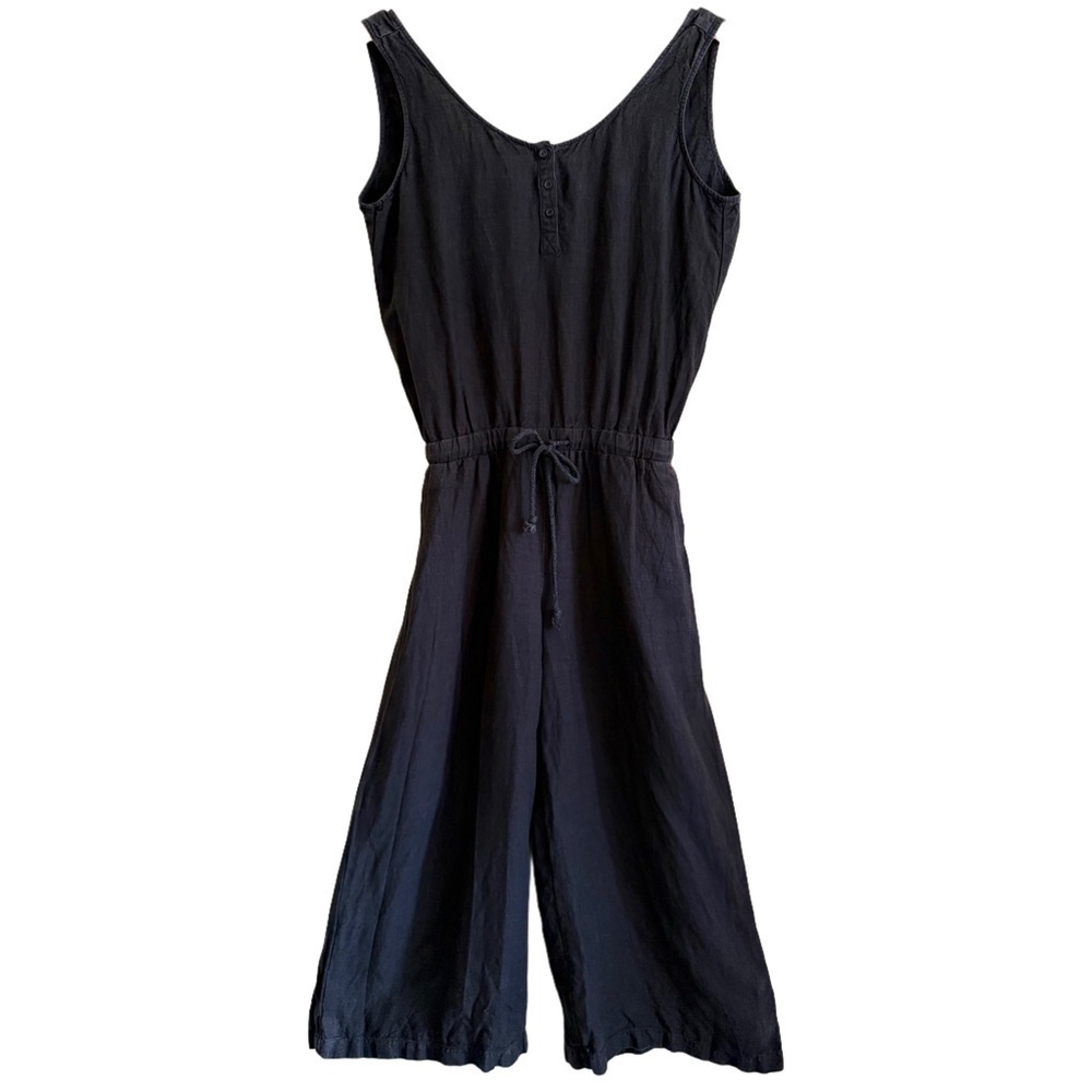 CLOTH & STONE 100% Linen Boho Lagenlook Minimalist Lightweight Casual Jumpsuit M